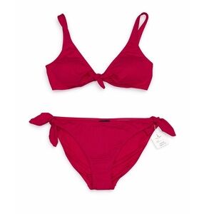 NWT Kate Spade Fuchsia Bikini Set Rose Jam
Size XL Fuchsia Color